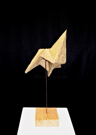 Sculpture intitulée "Espoir" par Benoît Saison, Œuvre d'art originale, Papier