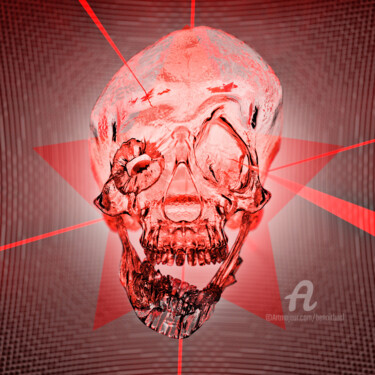 Arts numériques intitulée "Crazy Putin ★ Red o…" par Benoit Beal (3enoit 3eal), Œuvre d'art originale, Modélisation 3D
