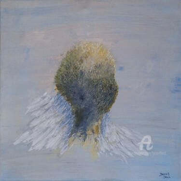 Pittura intitolato "half angel half dem…" da Benoit Beal (3enoit 3eal), Opera d'arte originale, Acrilico