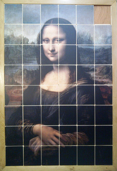 Scultura intitolato "Taquiner Mona Lisa" da Benoît Dutour, Opera d'arte originale, Altro