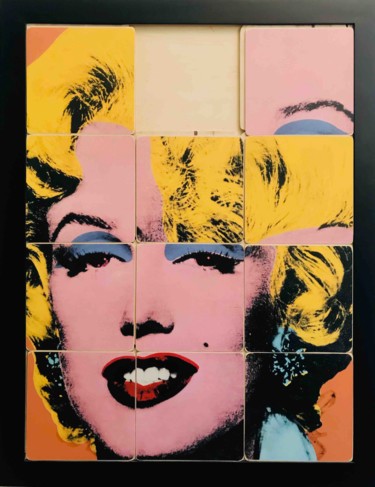 Painting titled "Taquiner Marilyn Mo…" by Benoît Dutour, Original Artwork, Acrylic