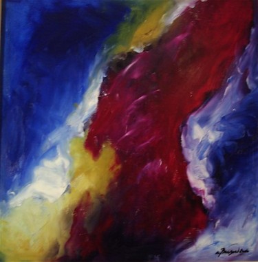 Peinture intitulée "Cumulus 1" par Guy Benson, Œuvre d'art originale, Huile