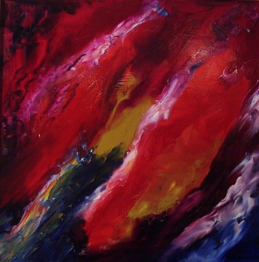 Peinture intitulée "Cumulus 5" par Guy Benson, Œuvre d'art originale, Huile