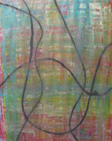 Painting titled "Is this the zen arc…" by Bent, Original Artwork, Acrylic
