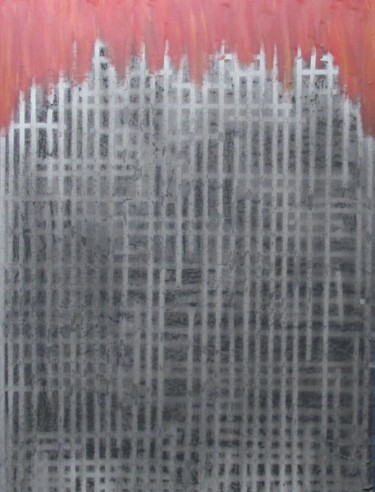 Рисунок под названием "Burning down" - Bent, Подлинное произведение искусства, Древесный уголь