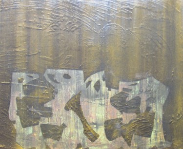 Painting titled "À propos du soleil…" by Bent, Original Artwork, Acrylic