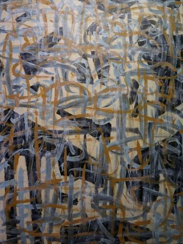 Pintura titulada "D'un vague surgisse…" por Bent, Obra de arte original, Acrílico Montado en Bastidor de camilla de madera