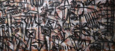 Pittura intitolato "Recharge & Revolt" da Bent, Opera d'arte originale, Acrilico
