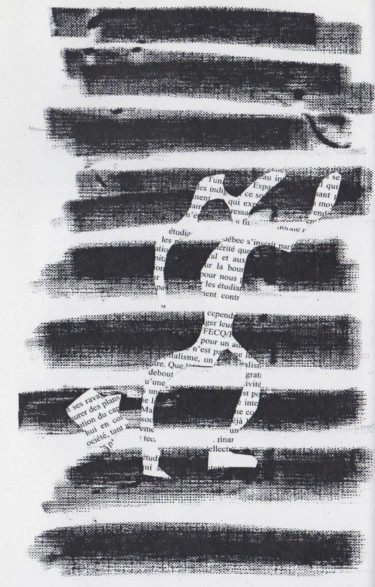 Drawing titled "Brèches - image no.1" by Bent, Original Artwork, Charcoal