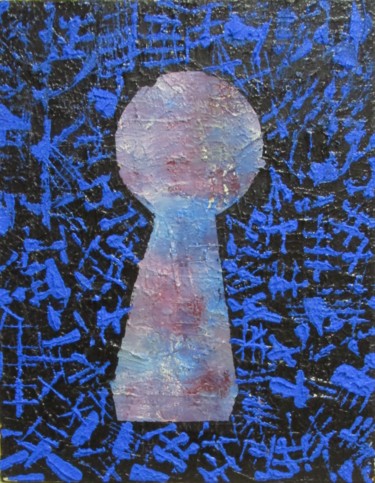 Painting titled "Another lost key ta…" by Bent, Original Artwork, Acrylic