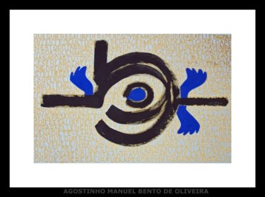 Pintura titulada "Bluebird 2 (Charles…" por A. Bento De Oliveira, Obra de arte original, Oleo