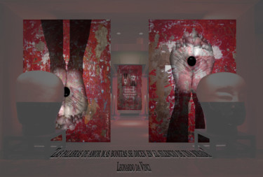 Arte digital titulada "Erotic Composition" por A. Bento De Oliveira, Obra de arte original, Otro