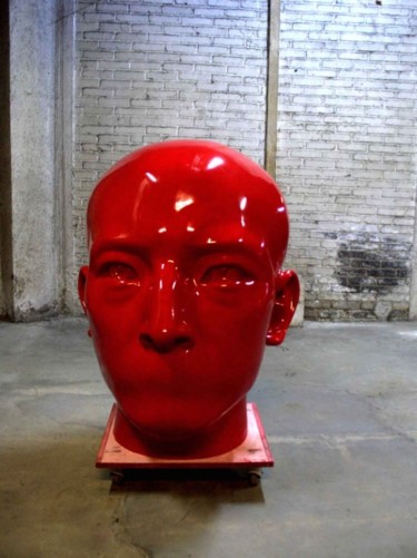 Sculpture intitulée "l'homme maniable" par Song Benxing, Œuvre d'art originale