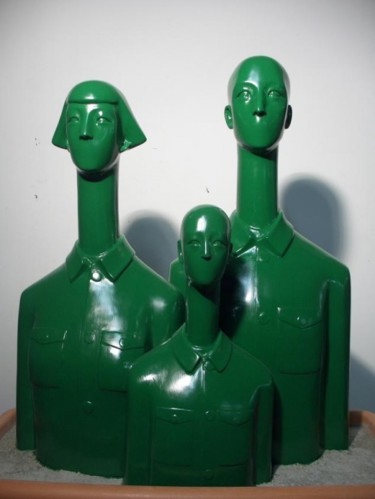 Sculpture intitulée "HOMME VEGETALE - N°…" par Song Benxing, Œuvre d'art originale