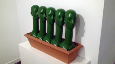 Sculpture intitulée "HOMME VEGETALE - N°…" par Song Benxing, Œuvre d'art originale