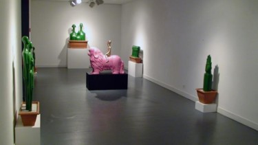Sculpture intitulée "vue de l'exposition…" par Song Benxing, Œuvre d'art originale