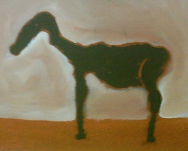 Peinture intitulée "caballo.jpg" par Mohamed Benyaich, Œuvre d'art originale