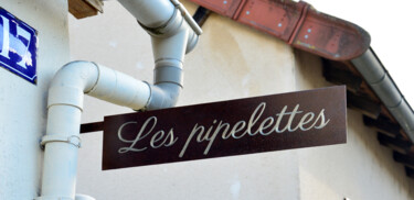 Printmaking titled "Les pipelettes" by Béopé, Original Artwork, Metals