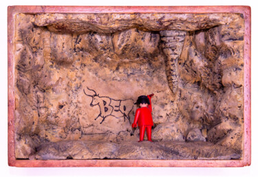 Peinture intitulée "Paradis perdu" par Béopé, Œuvre d'art originale, Acrylique