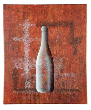 Peinture intitulée "la revisitée en 2009" par Béopé, Œuvre d'art originale, Acrylique