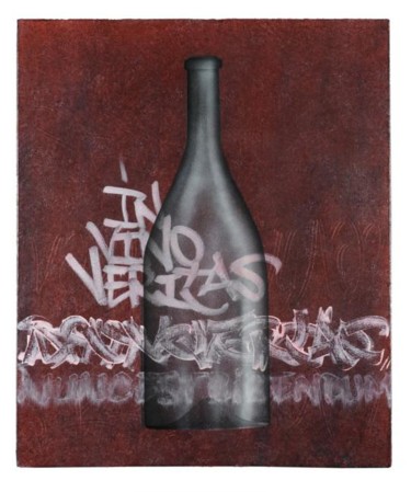 Painting titled "In vino veritas" by Béopé, Original Artwork