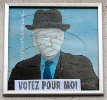 Картина под названием "prezident idéal" - Béopé, Подлинное произведение искусства