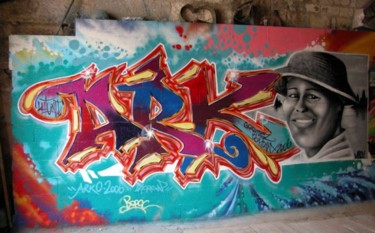 Painting titled "arko" by Béopé, Original Artwork