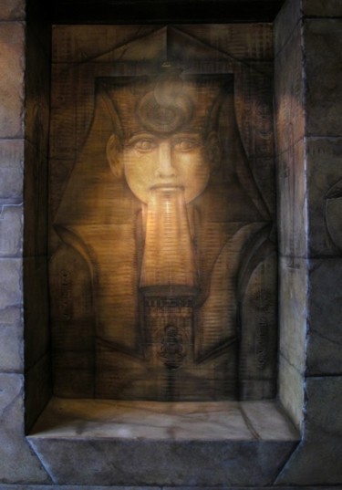 Peinture intitulée "décor egyptien - dé…" par Béopé, Œuvre d'art originale