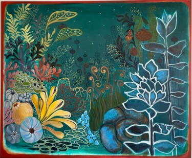 Картина под названием "Aquarium 2.0" - Berastjanka, Подлинное произведение искусства, Акрил