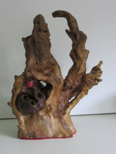 Sculpture titled "Arbre mort" by Berdi, Original Artwork, Wood