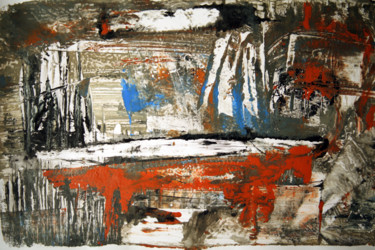 Schilderij getiteld "М001" door Mariya Chukova, Origineel Kunstwerk, Acryl