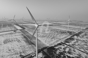Photography titled "Wind Turbine 2" by Zsolt Beregi, Original Artwork, Digital Photography