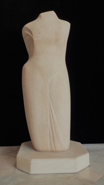 Sculpture titled "Simplicity" by Berendina De Ruiter, Original Artwork, Stone