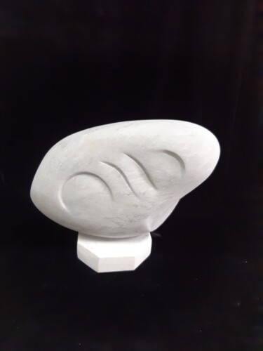 Скульптура под названием "soft and slow" - Berendina De Ruiter, Подлинное произведение искусства, Камень