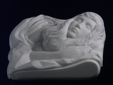 Sculpture titled "sleep" by Berendina De Ruiter, Original Artwork, Stone