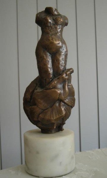 Sculpture intitulée "Catal Huyuk" par Berendina De Ruiter, Œuvre d'art originale, Métaux