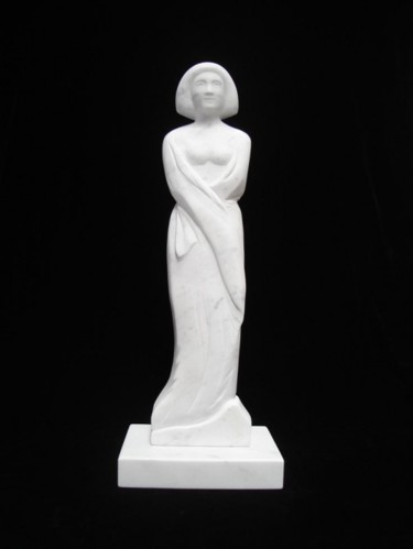 Sculpture titled "the sailors wife" by Berendina De Ruiter, Original Artwork, Stone