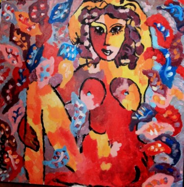 Painting titled "Viens vers moi" by Bérengère Jullian (MAGDA), Original Artwork