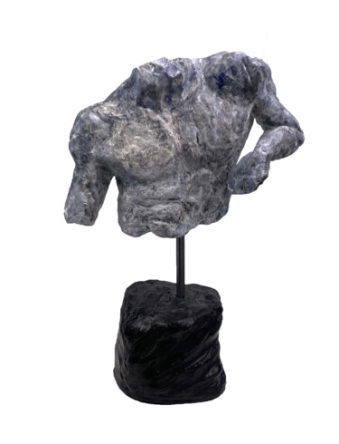 Sculpture titled "Mon mec" by Bérengère Lurand, Original Artwork, Terra cotta