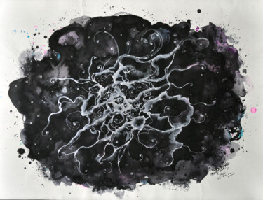 "Filaments de Lune" başlıklı Tablo Bérénice Art tarafından, Orijinal sanat, Mürekkep