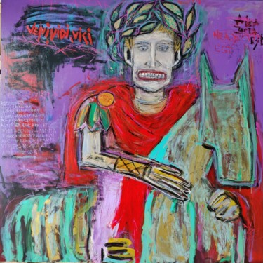 Malerei mit dem Titel "Figurative art empe…" von Berez, Original-Kunstwerk, Acryl