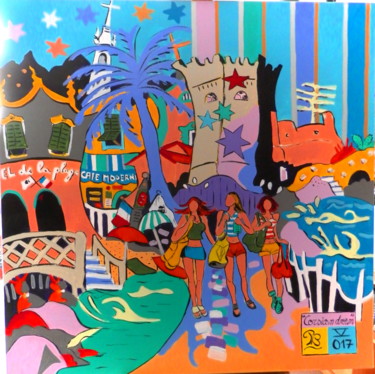 Peinture intitulée "Corsican dream" par Patrick Bergès, Œuvre d'art originale, Acrylique