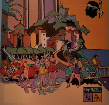 Peinture intitulée ""Cap Mattei"" par Patrick Bergès, Œuvre d'art originale, Acrylique