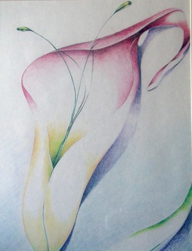 Картина под названием "Lily" - Berlin Cassamajor, Подлинное произведение искусства