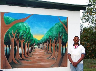 Painting titled "The Path in Fort Me…" by Berlin Cassamajor, Original Artwork