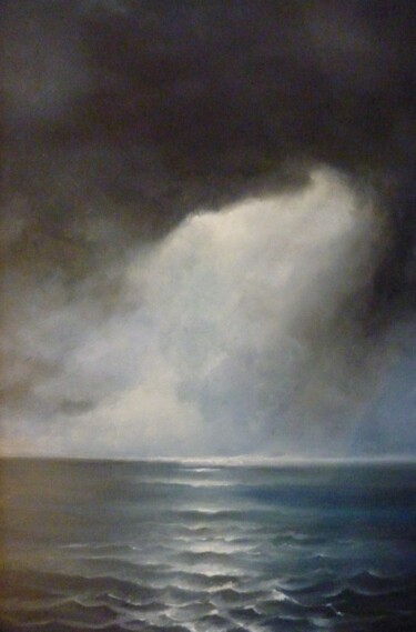 Peinture intitulée "océan28" par Bern Dodet, Œuvre d'art originale, Huile