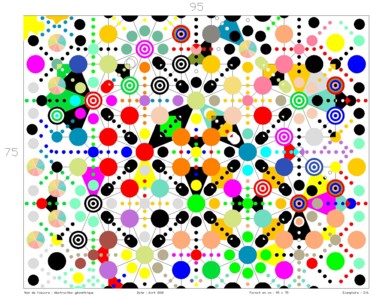 Digitale Kunst getiteld "abstraction-geometr…" door Bern Roxe, Origineel Kunstwerk