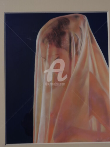 Peinture intitulée "voile et dévoilement" par Bernadette Chaudet, Œuvre d'art originale, Autre