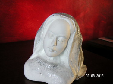 Sculpture intitulée "visage" par Bernadette De Munter, Œuvre d'art originale, Argile