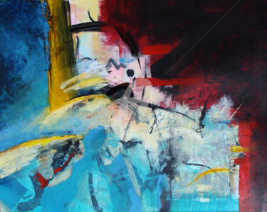 Pintura intitulada "2015 Composition "M…" por Pierdait, Obras de arte originais, Acrílico